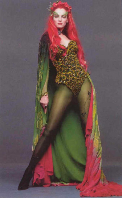 Uma Thurman in her Poison Ivy costume
