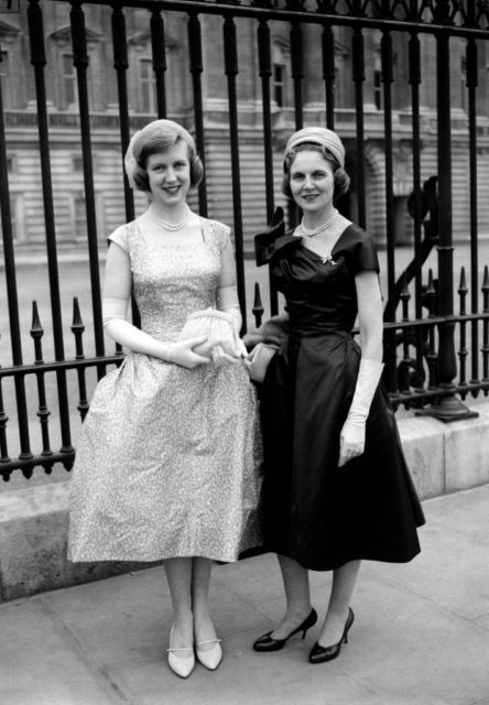 Debutante at Buckingham Palace 1958