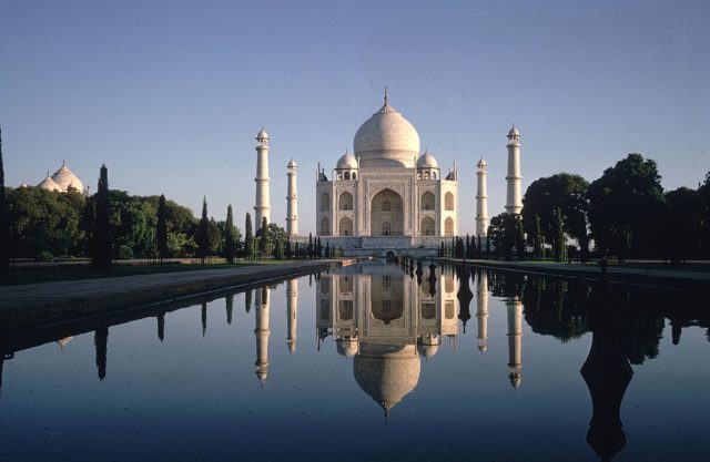 Exterior of the Taj Mahal 