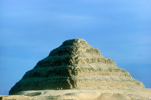 exterior of King Djoser step pyramid 