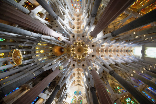Inside La Sagrada Familia 