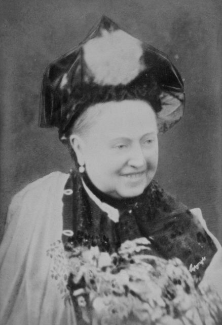 Queen Victoria smiling 