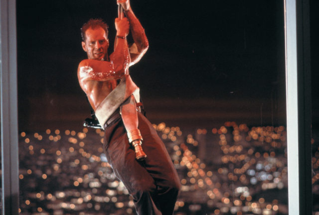 Bruce Willis in Die Hard 