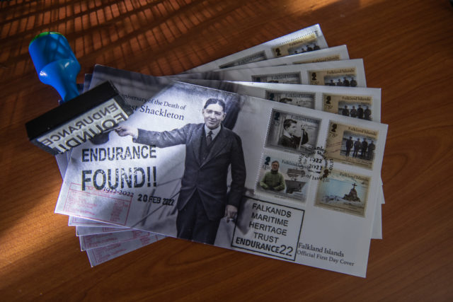 Postcards indicating Ernest Shackleton's Endurance has been found
