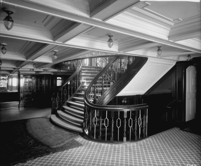 First class entrance on the lower promenade deck