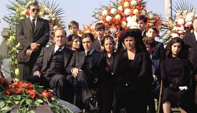 A scene from the funeral 