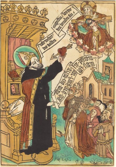 depiction of Saint Augustine