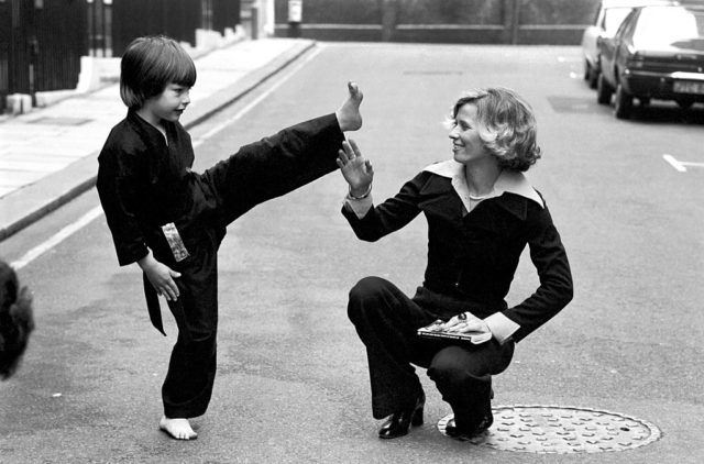 Bruce Lee's widow, Linda Lee, in 1975