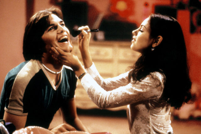 Mila Kunis and Ashton Kutcher in That 70s Show 