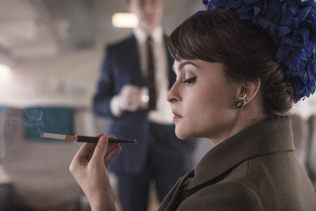 Helena Bonham Carter smoking in the crown 
