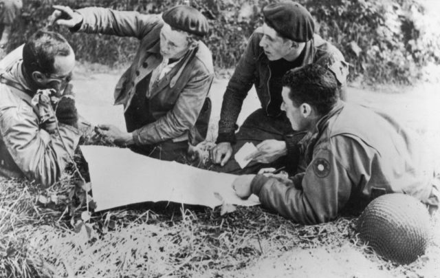 French resistance fighters during the Second World War