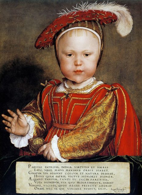 Edward VI as a baby 