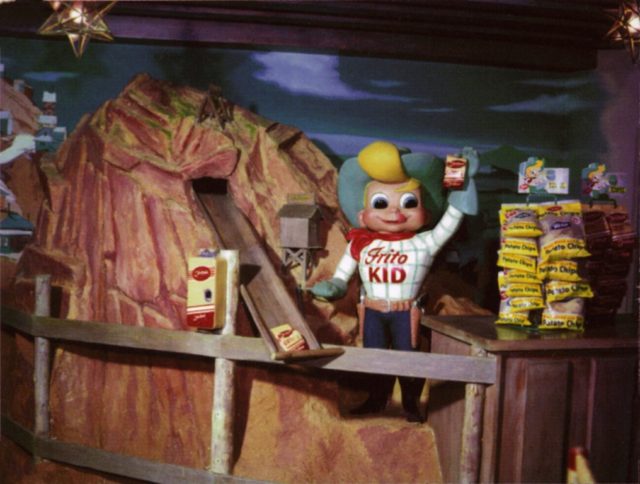 Frito Kid vending machine in Disneyland 