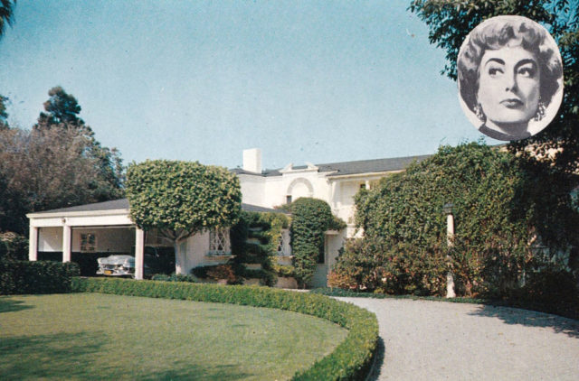 Postcard of Joan Crawford's house 
