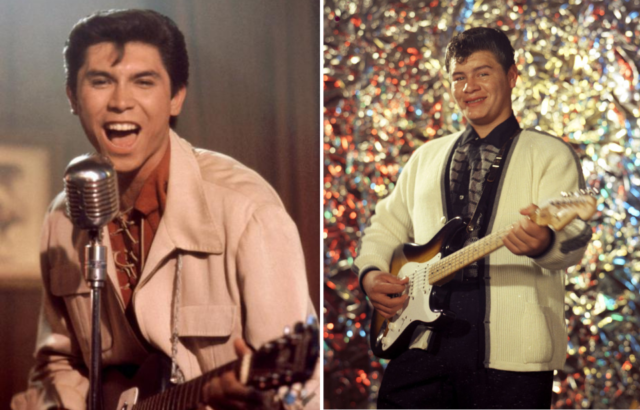 Lou Diamond Phillips as Ritchie Valens and Ritchie Valens 