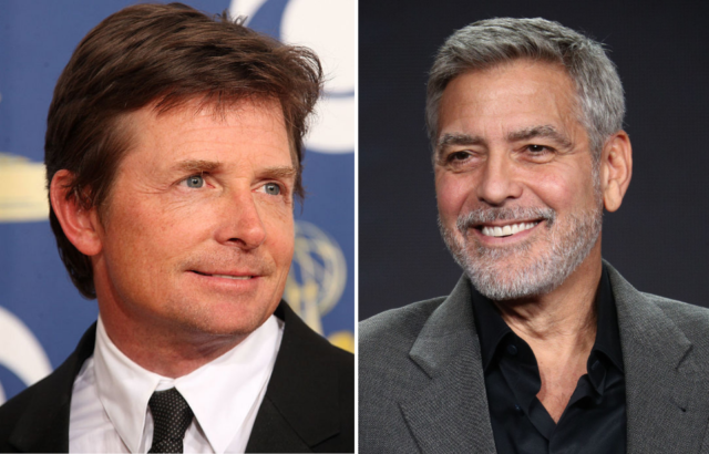 Michael J. Fox + George Clooney