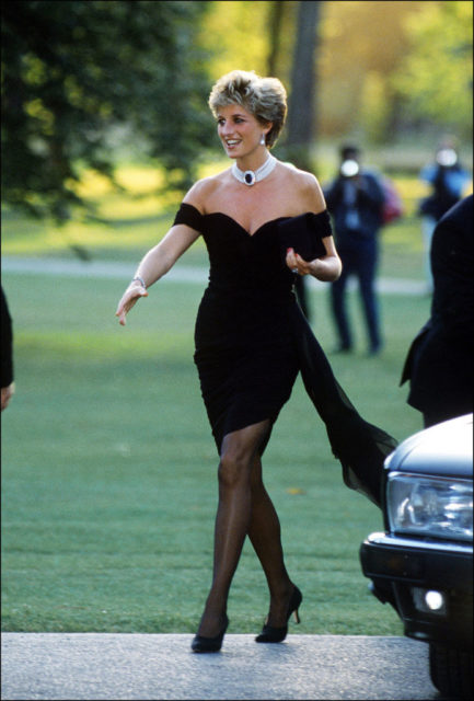 Princess Diana in her revenge dress 