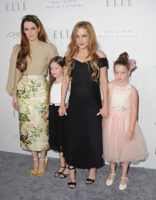 Riley Keough and Lisa Marie Presley at ELLE's 24th Annual Women in Hollywood Celebration 