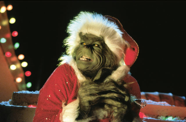 Jim Carrey in the Grinch 