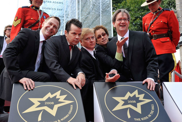 Members of The Kids in the Hall at Canada's Walk of Fame
