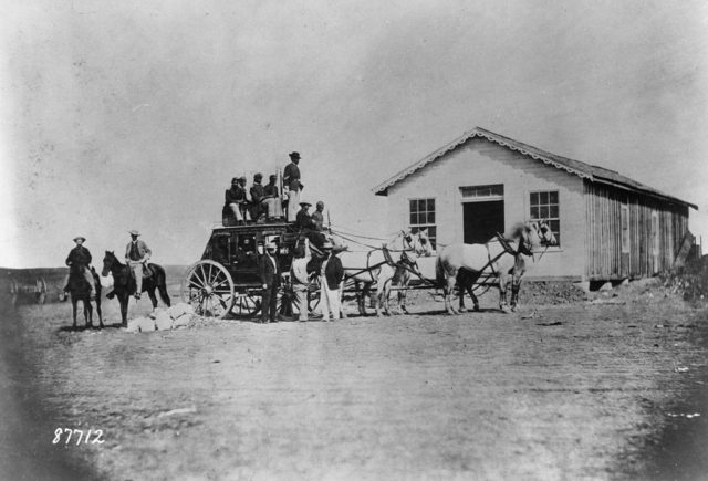 American stagecoach 1869