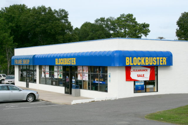 Blockbuster store 2008 