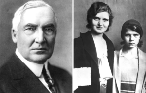Portrait of Warren Harding + Portrait of Nan and Elizabeth Ann Britton