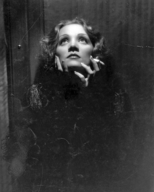 Josef von Sternberg used butterfly lighting to enhance Dietrich’s features in Shanghai Express (1932).