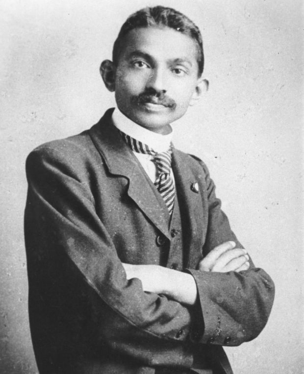 Attorney at law, Mohandas Gandhi, 1893.