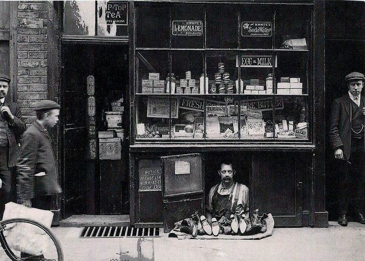 . In 1900, this man owned the smallest shop. He was a shoe salesman who sold shoes out of 1.2 square meter shoe store.