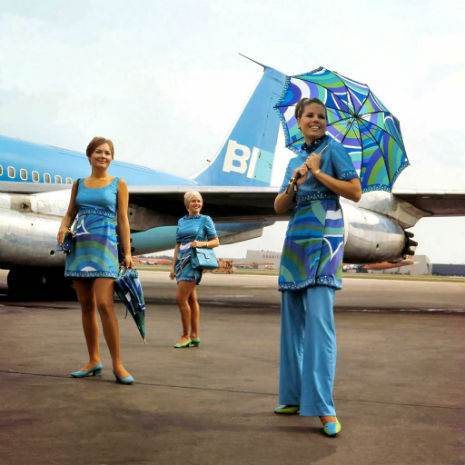 Pacific Southwest Airline uniform