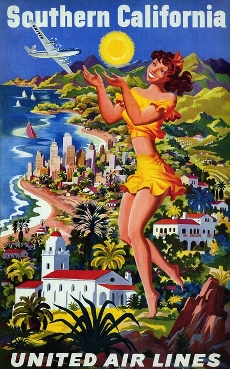 vintage poster southern cali