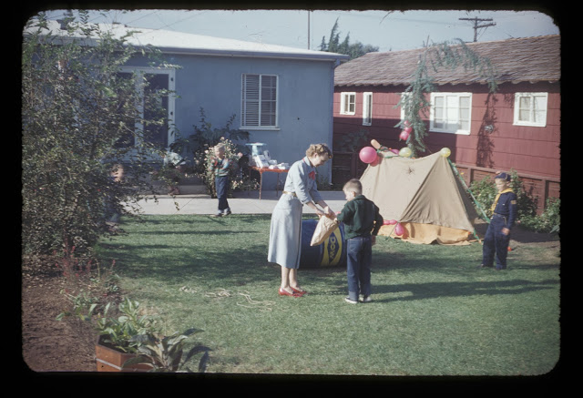 Thats how to build a boy scout tent in the 2nd grade in 1951.
