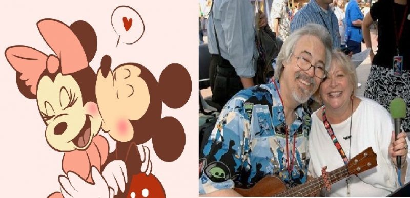 The poeple who borrowed their voices for Mickey and Minie were married in real life.