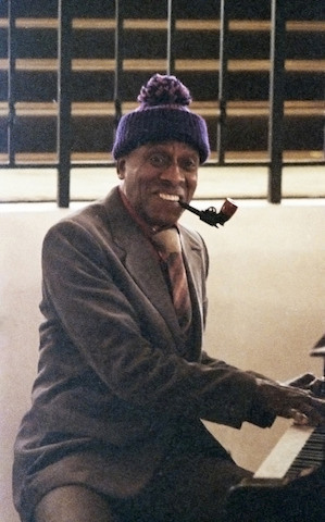 Actor Scatman Crothers on the Colorado Lounge set of The Shining.