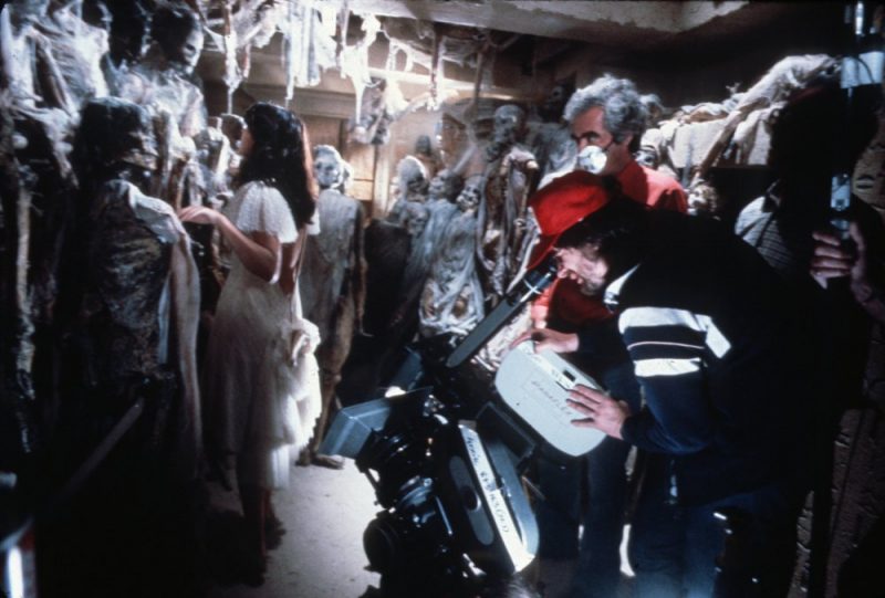 More subterranean ghoulishness, with Spielberg lining up a shot of Marion Ravenwood (Karen Allen)