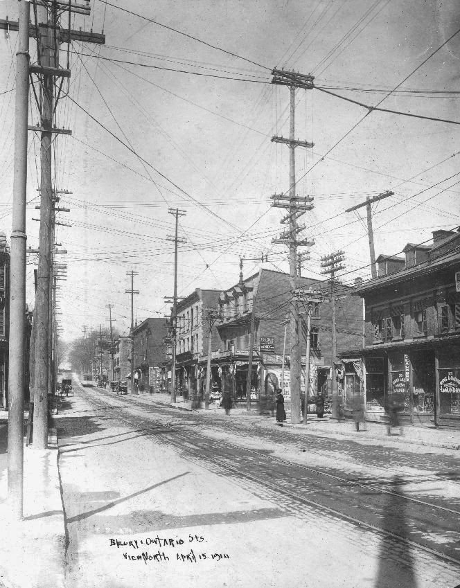 Rue Sherbrooke and Ontario, 1914