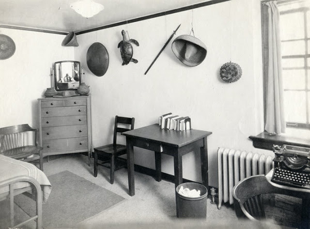 Single dorm room from the 1930s
