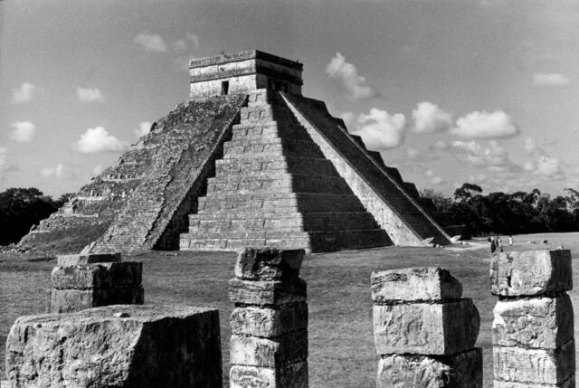 Exterior of the El Castillo pyramid