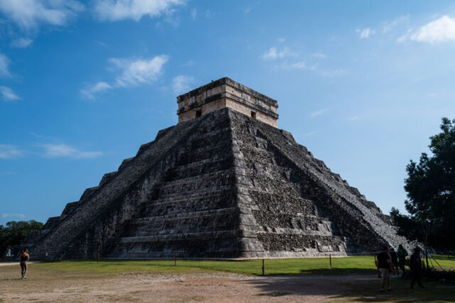 Exterior of the El Castillo pyramid