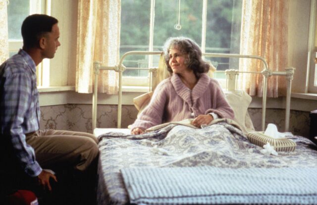 Tom Hanks and Sally Field as Forrest Gump and Mrs. Gump in 'Forrest Gump'