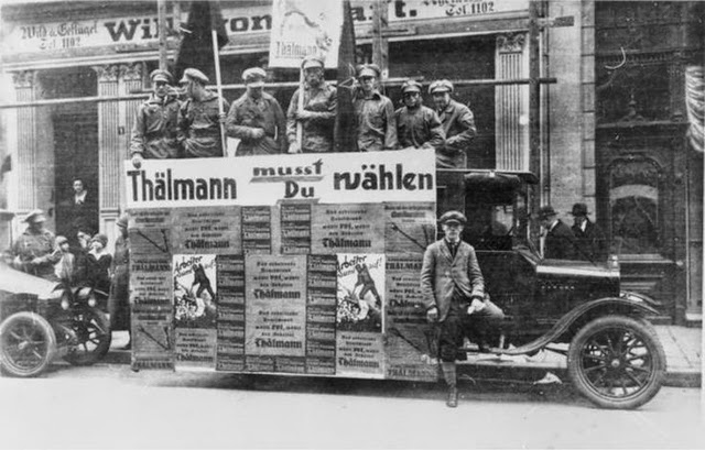 Archive election campaign of the Communist Party in food at the presidential election in March 1925.