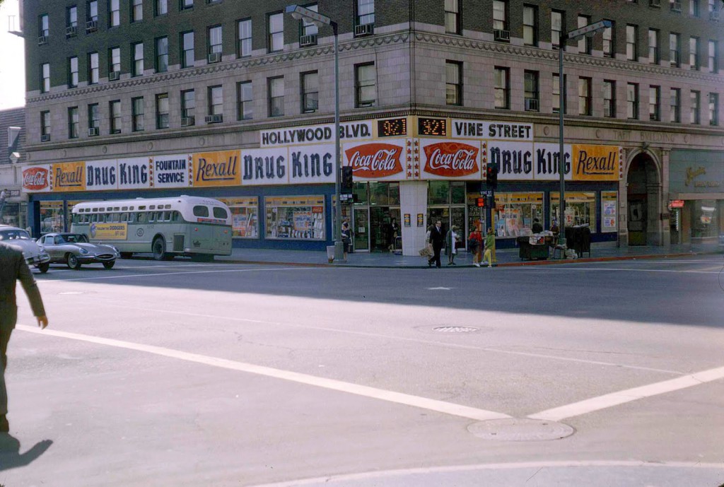 Drug King & Rexall - Hollywood and Vine, 1965