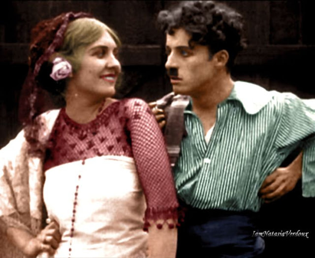 Interesting Colorized Photos of Charlie Chaplin in the 1910s-30s (3)
