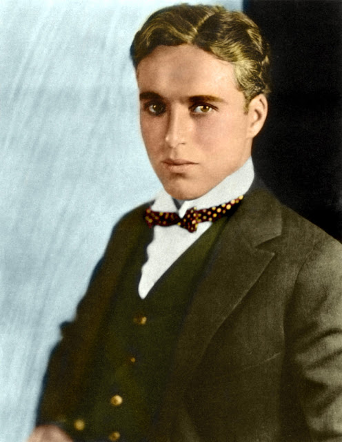 Interesting Colorized Photos of Charlie Chaplin in the 1910s-30s (9)