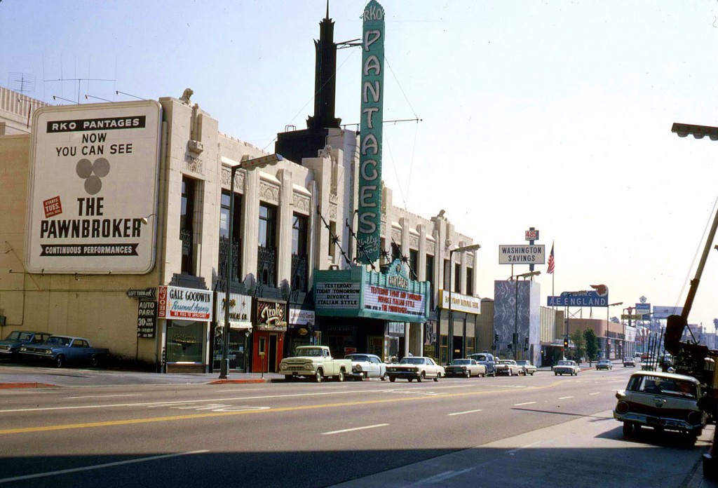 Pantages Theater on Hollywood Blvd, 1965