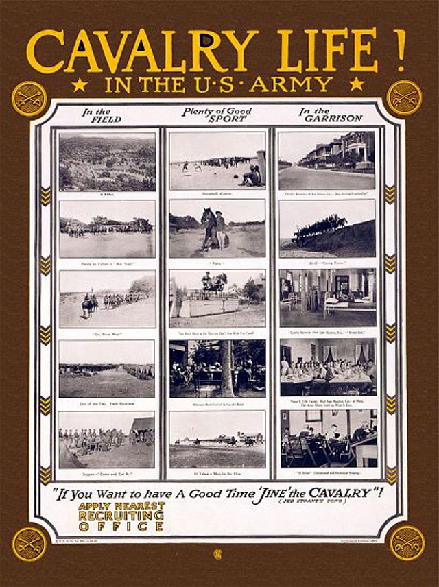 cavalry life in the US ARMY