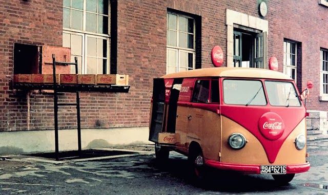 Coca Cola Delivery Trucks. Photo Found on Vintage Everyday