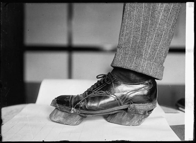 Prohibition era Cow Shoes.