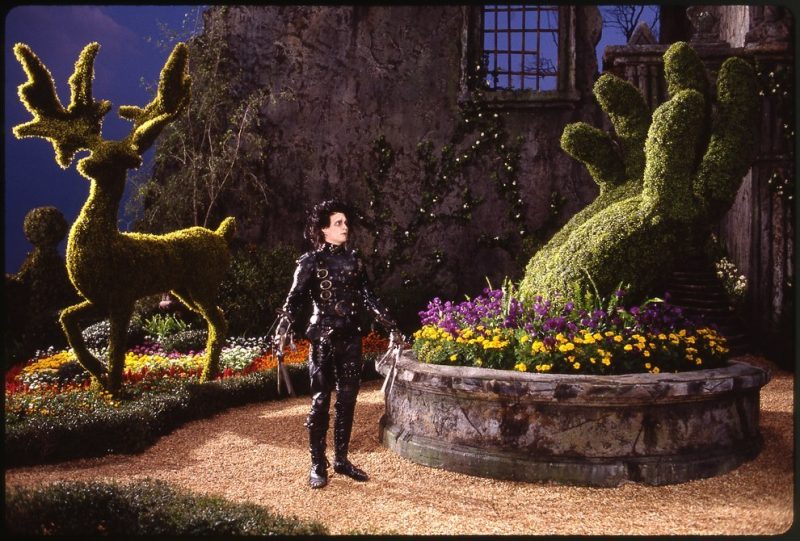 Edward stands outside the castle, looking up at his old home. 20th Century Fox